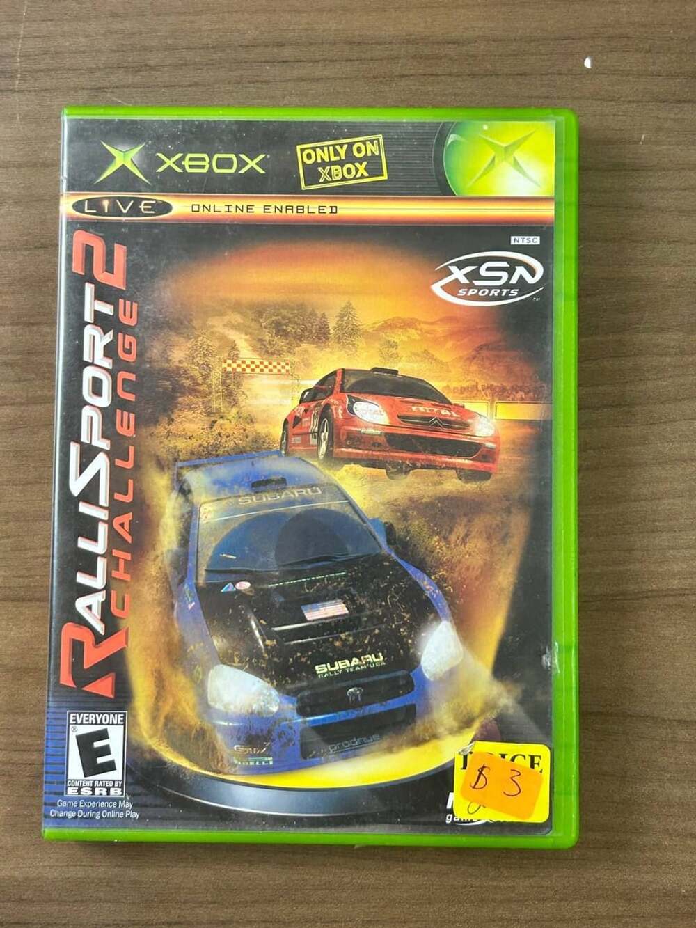 RalliSport Challenge 2 Microsoft Original Xbox 2004 NTSC Game Disc Case & Manual